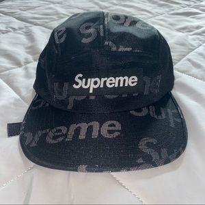Supreme Lenticular Logo camp cap black